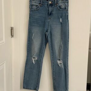 Kendall & Kylie Blue Ankle Cropped Jeans